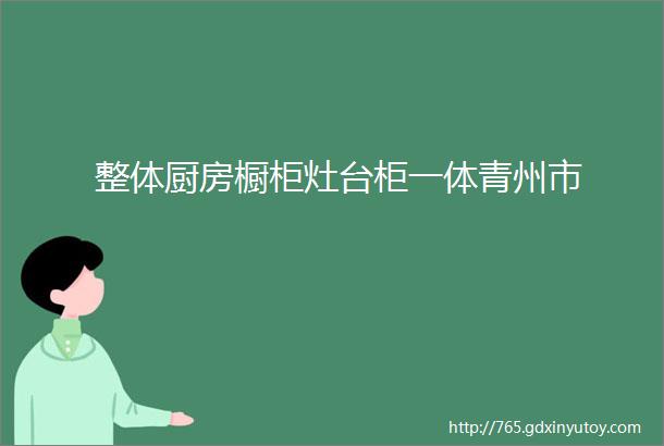 整体厨房橱柜灶台柜一体青州市