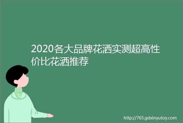 2020各大品牌花洒实测超高性价比花洒推荐