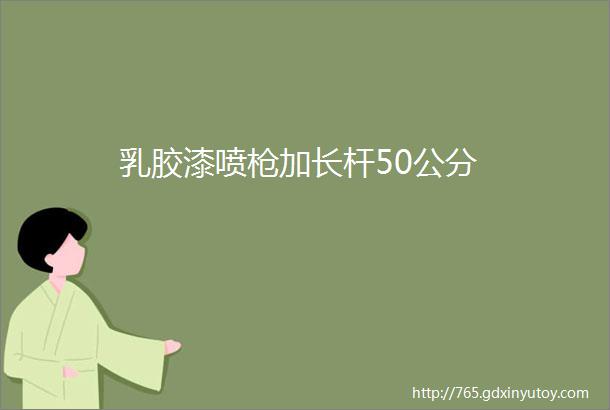 乳胶漆喷枪加长杆50公分